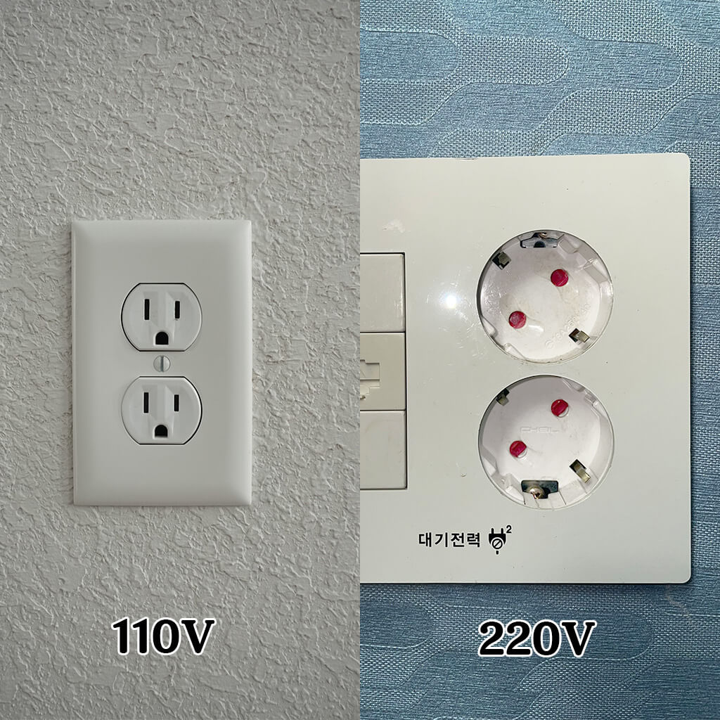 110V & 220V electrical outlet